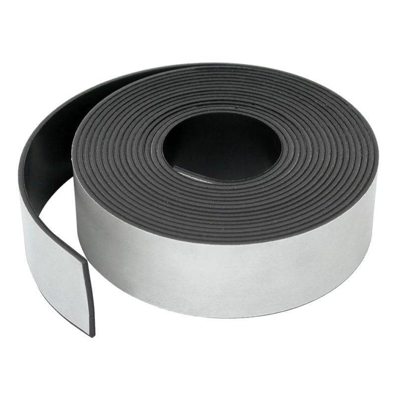 rillprint magnetische tape, wit, 25 mm × 5 m, 0,6 mm